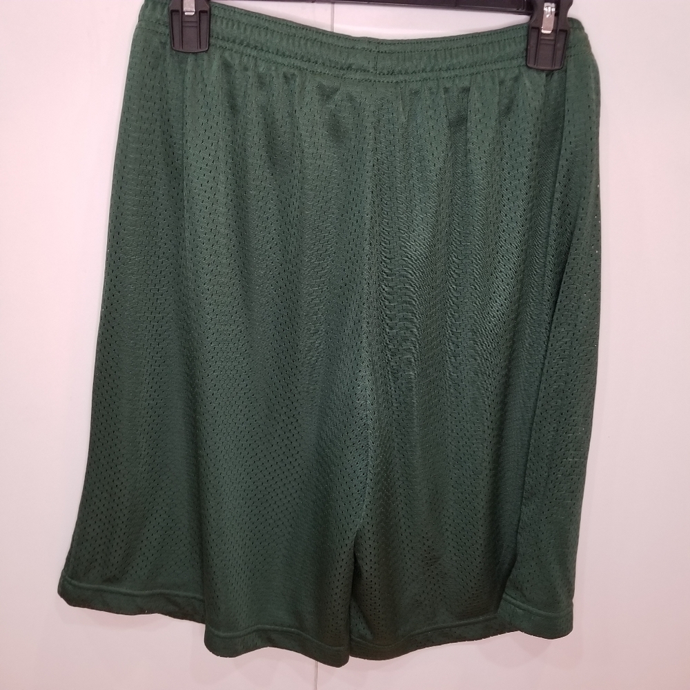 Fitness Gear Green Mesh Shorts